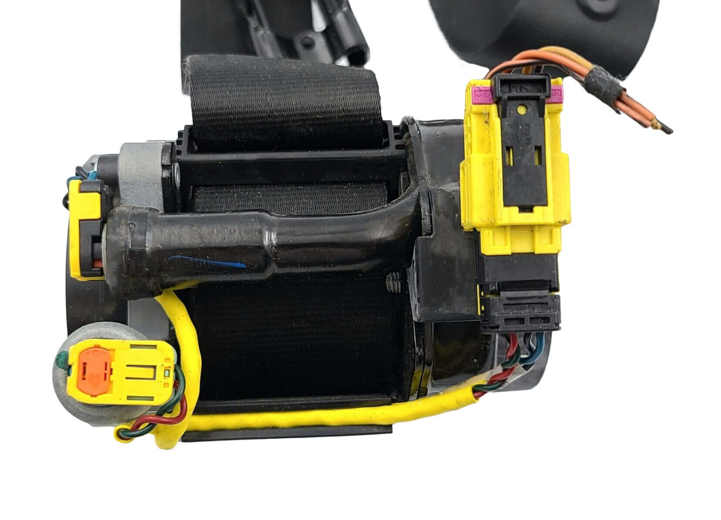 Used OEM 2012-2015 Volkswagen Passat Driver Side Seat Belt Retractor Assembly Black OEM