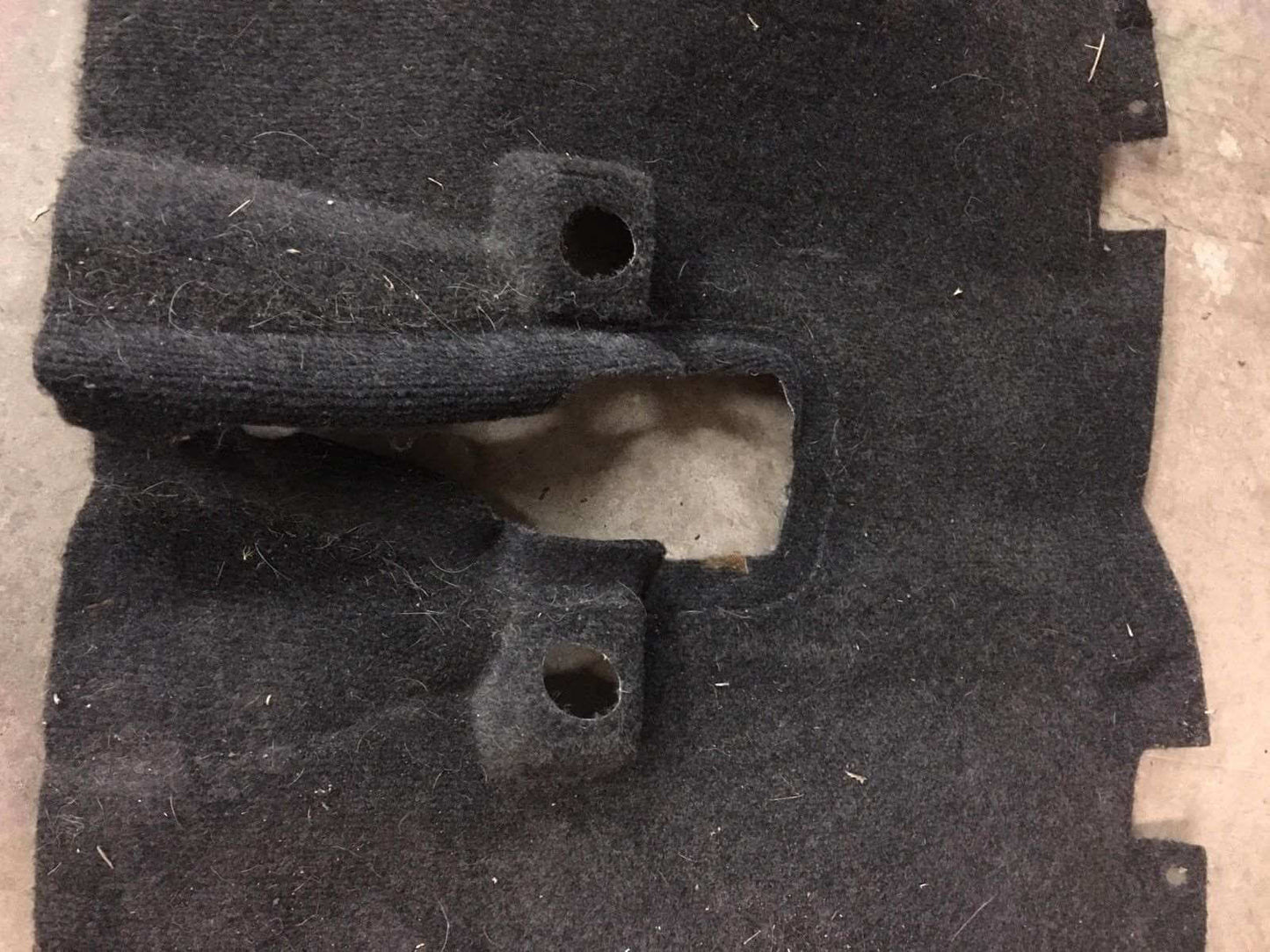 Used OEM 2012-2017 Toyota Prius C Rear Second Row Floor Mat Carpet Black OEM
