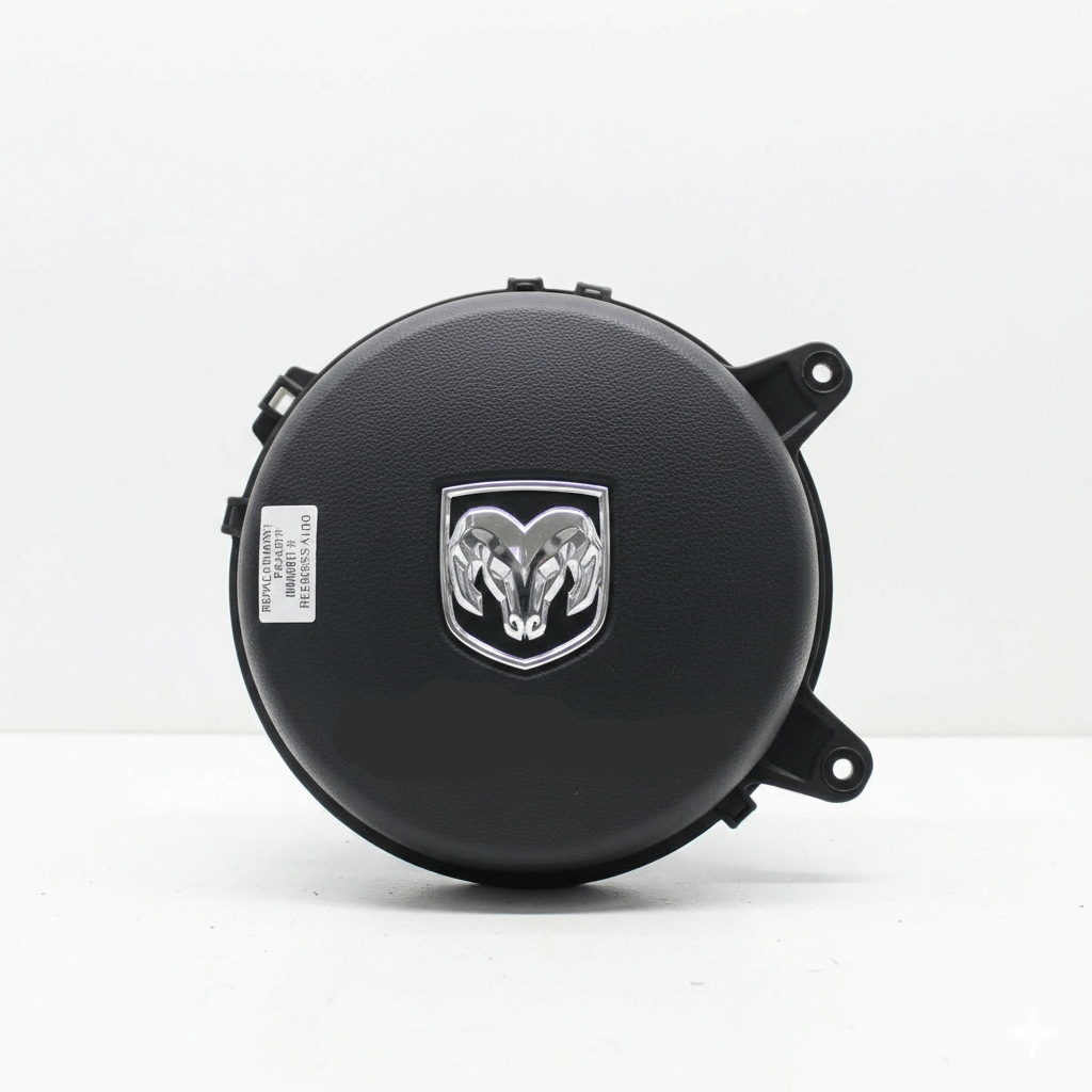 Used OEM 2014 Dodge Ram Driver Steering Wheel Airbag Black OEM