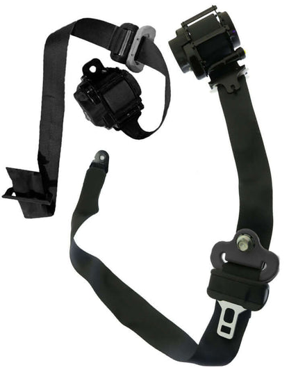 Used OEM 2015-2017 Nissan Sentra Front Seat Belt Retractor Set Black OEM