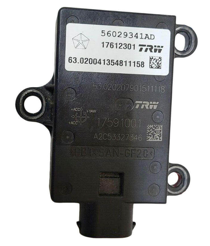 Used OEM 2009-2011 Dodge Ram 1500 Lateral Acceleration and YAW Rate Sensor 56029341AD OEM