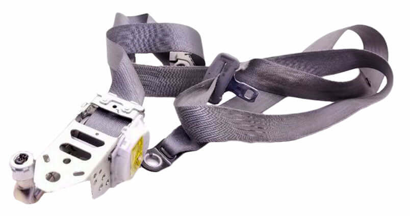 Used OEM 2010-2013 Toyota Tundra Driver Side Seat Belt Retractor Assembly Gray OEM