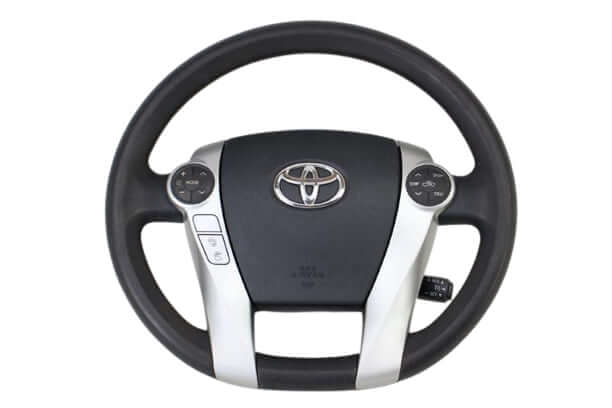 Used OEM 2010-2015 Toyota Prius Steering Wheel Black Non-Leather OEM