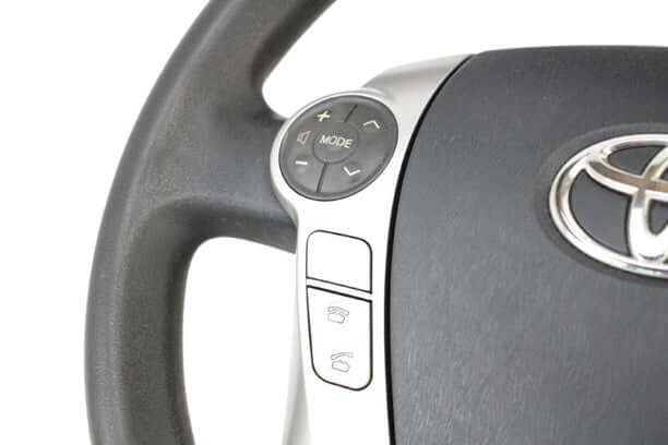 Used OEM 2010-2015 Toyota Prius Steering Wheel Black Non-Leather OEM