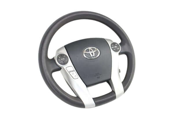 Used OEM 2010-2015 Toyota Prius Steering Wheel Black Non-Leather OEM
