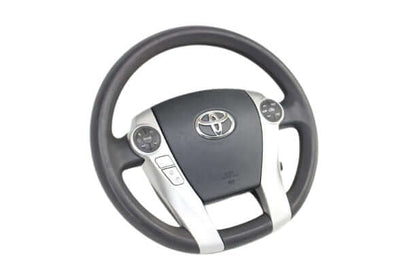 Used OEM 2010-2015 Toyota Prius Steering Wheel Black Non-Leather OEM