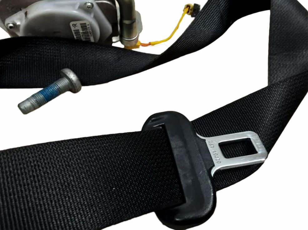 Used OEM 2011-2017 Jeep Wrangler Front Seat Belt Retractor Assembly Pair Black OEM