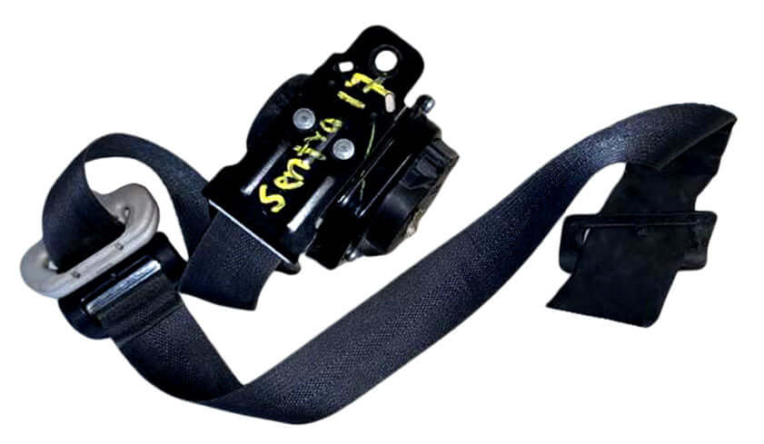 Used OEM 2015-2017 Nissan Sentra Front Seat Belt Retractor Set Black OEM