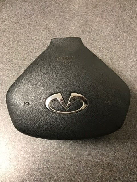 Used OEM 2007-2013 Infiniti G25 G35 G37 EX35 EX37 Driver Steering Wheel Airbag Black OEM
