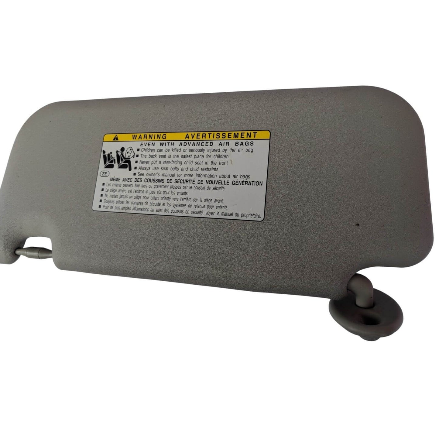 Used OEM 2012-2015 Toyota Prius C Sun Visor Set Grey OEM