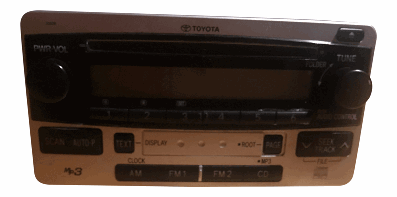 Used OEM 2003-2005 Toyota RAV4 CD Player Radio MP3 OEM