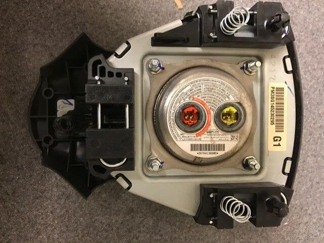 Used OEM 2013-2016 Nissan Sentra Driver Steering Wheel Airbag Black OEM