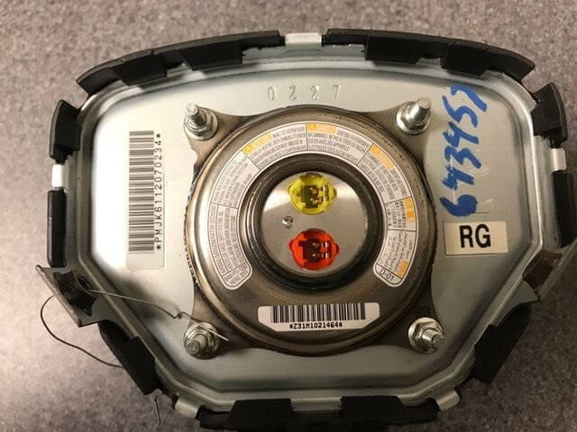 Used OEM 2007-2013 Infiniti G25 G35 G37 EX35 EX37 Driver Steering Wheel Airbag Black OEM