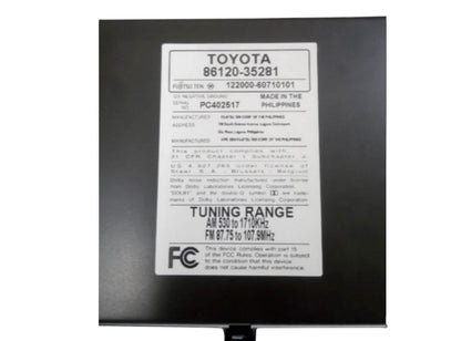 Used OEM 2003-2005 Toyota 4Runner Radio AM FM CD Cassette Player OEM