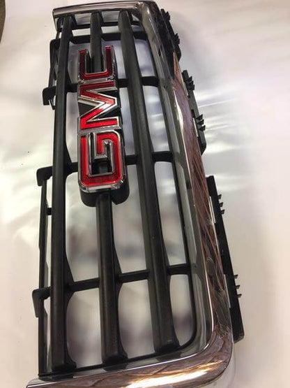 Used OEM 2007-2013 GMC Sierra 1500 Upper Front Grille Chrome OEM