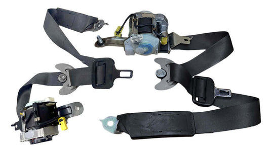 Used OEM 2006-2011 Honda Civic Front Seat Belt Retractor Assembly Gray OEM
